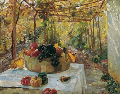 In der Pergola von Marie Egner