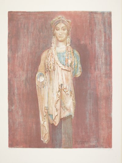 Archaistische griechische Kore (Athen) von Marie Henriques