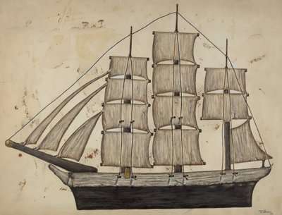Pa. Deutsches Schiff, 1938 von Marie Lutrell