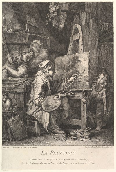 Gemälde, 1752 von Marie Madeleine Igonet