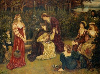 Fiammetta singt von Marie Spartali Stillman