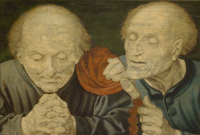Zwei alte Männer von Marinus van Roejmerswaelen
