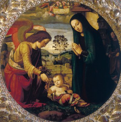 Heilige Familie von Mariotto Albertinelli