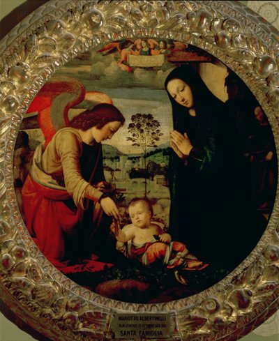 Die Heilige Familie von Mariotto Albertinelli