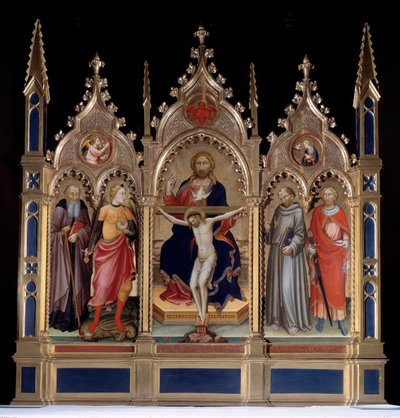Die Heilige Dreifaltigkeit und Heilige von Mariotto di Nardo