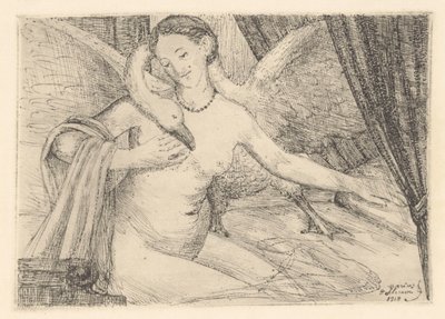 Leda und der Schwan von Marius Holleman