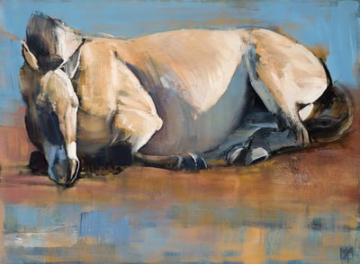 Blauer Himmel Tag, (Przewalski), 2014 von Mark Adlington