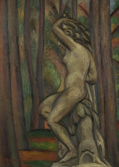 Statue in einem Park von Mark Gertler