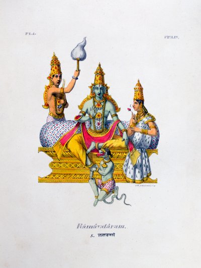 Ramavataram, 1828 von Marlet et Cie