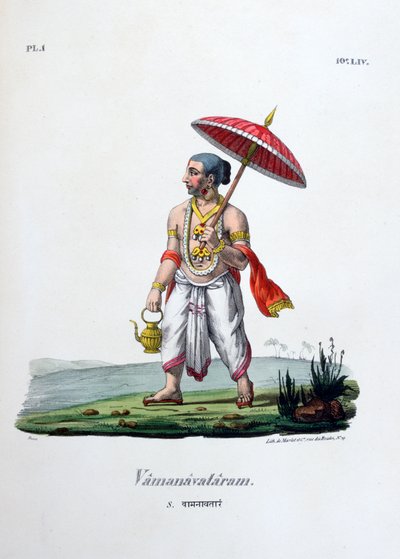 Vamanavataram Zwerg, 1828 von Marlet et Cie