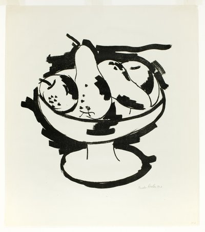 Schale mit Früchten von Marsden Hartley