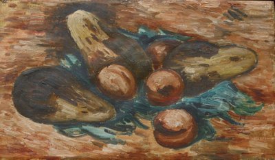 Auberginen und Granatäpfel von Marsden Hartley