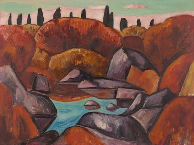 Flammender Pool von Marsden Hartley