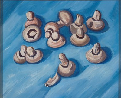 Pilze auf blauem Hintergrund von Marsden Hartley