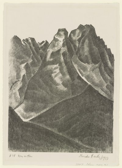 Waxenstein von Marsden Hartley