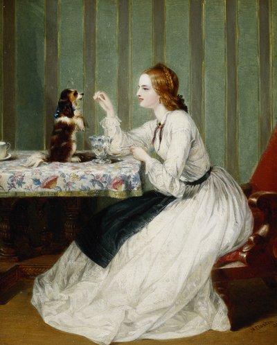 Dankbar erhaltene Spenden, 1862 von Marshall Claxton
