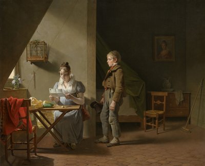 Der Bote, 1815 von Martin Drölling