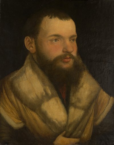 Porträt eines Mannes, 1520-30 von Martin Schaffner