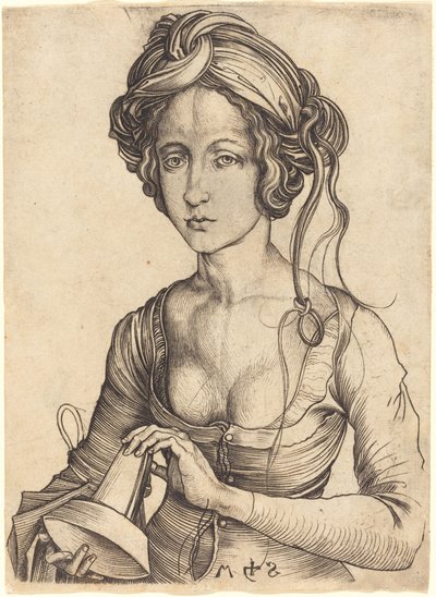 Eine törichte Jungfrau von Martin Schongauer