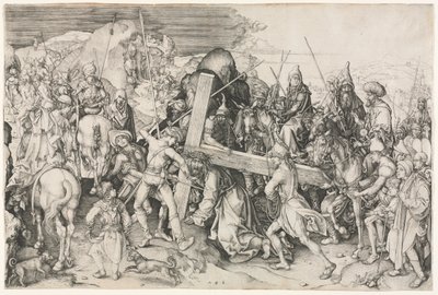 Christus trägt das Kreuz von Martin Schongauer