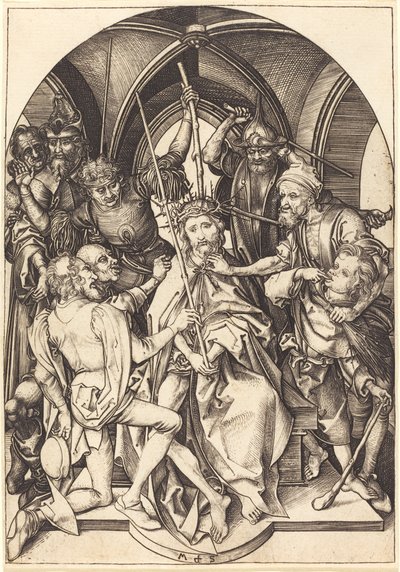 Christus mit Dornenkrone von Martin Schongauer