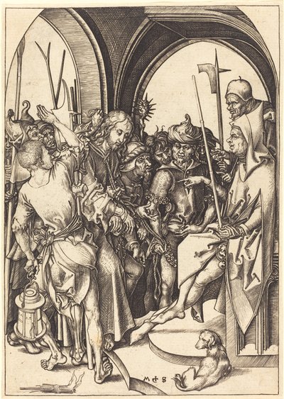 Christus vor Hannas von Martin Schongauer