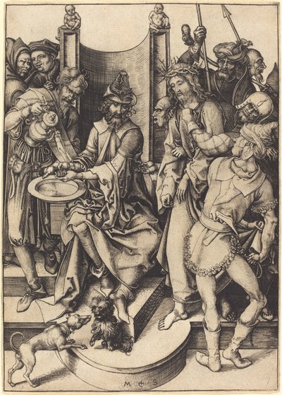 Christus vor Pilatus von Martin Schongauer