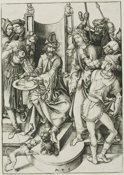Christus vor Pilatus von Martin Schongauer
