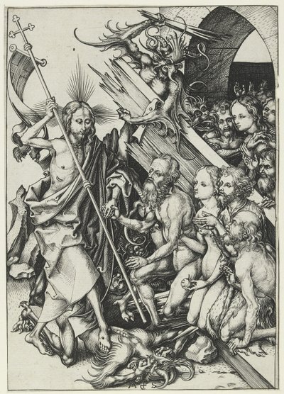 Christus in der Vorhölle von Martin Schongauer