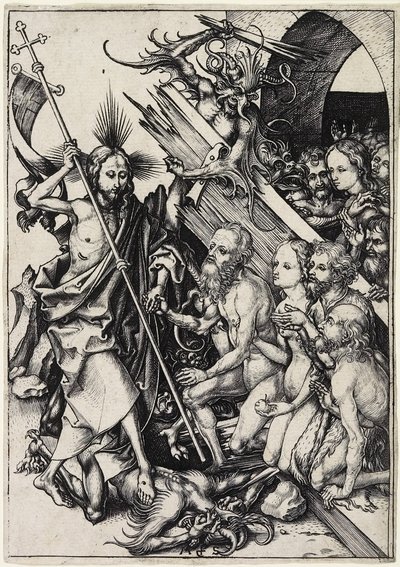 Christus in der Vorhölle, ca. 1480 von Martin Schongauer