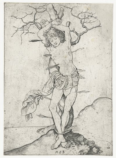 Heiliger Sebastian von Martin Schongauer