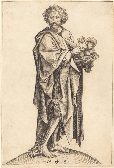 Heiliger Johannes der Täufer von Martin Schongauer