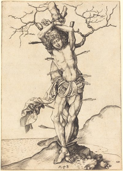 Heiliger Sebastian von Martin Schongauer