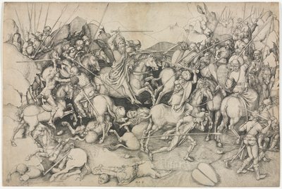 St. Jakob und die Sarazenen, 15. Jahrhundert von Martin Schongauer