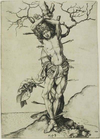 St. Sebastian von Martin Schongauer