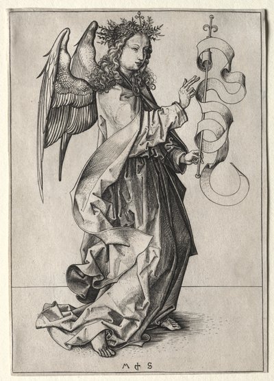 Der Engel der Verkündigung von Martin Schongauer