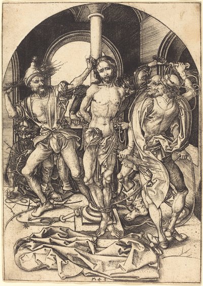 Die Geißelung von Martin Schongauer