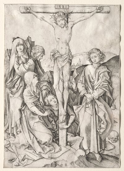 Die Passion: Christus am Kreuz von Martin Schongauer