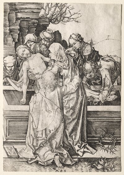 Die Passion: Die Grablegung von Martin Schongauer