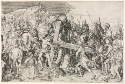 Das Tragen des Kreuzes von Martin Schongauer
