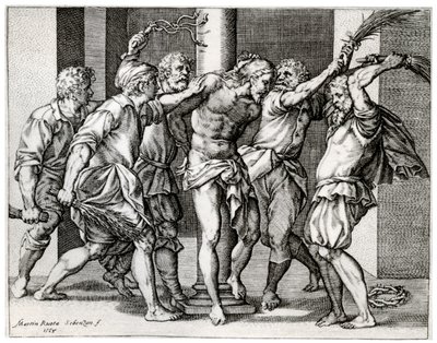 Die Geißelung Christi, 1568, 1937 von Martino Rota