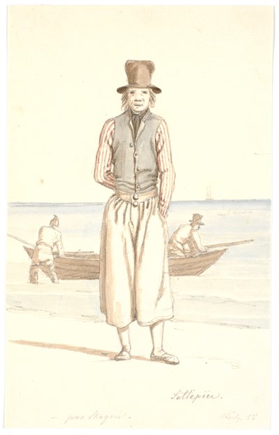Salzpfannen in Skagen von Martinus Rørbye