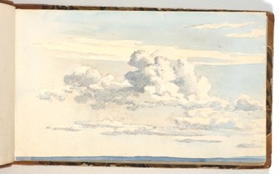 Himmelsstudie von Martinus Rørbye