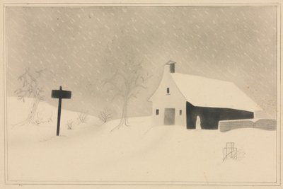 Schneesturm in Vermont von Mary Altha Nims