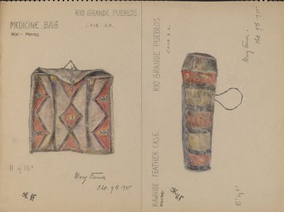 Medizinbeutel und Federkasten von Mary Berner