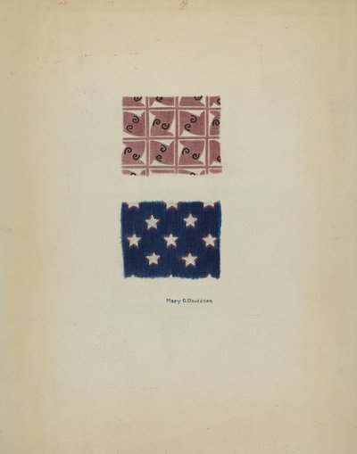 Gedruckte Muster von Mary C. Davidson