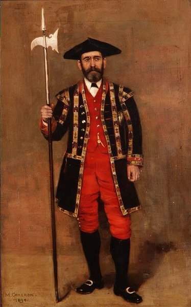 Ein Edinburgher Hellebardier von Mary Cameron