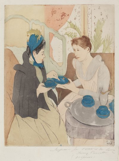 Nachmittagstee-Party, 1890-1891 von Mary Cassatt