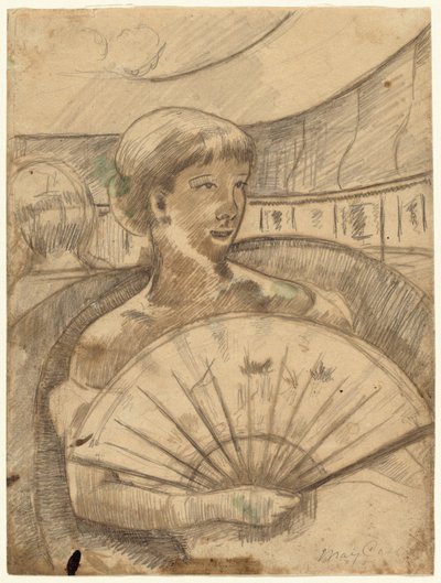 In der Opernloge (Nr. 3) [recto] von Mary Cassatt
