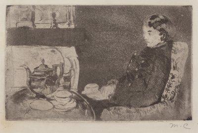 Lydia beim Nachmittagstee von Mary Cassatt